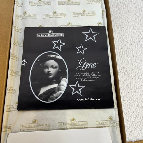 Gene Marshall Monaco Doll Wedding Bride Ashton Drake 16" COA Shipper 96403 - Picture 9 of 10